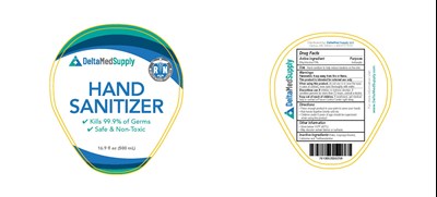 500 mL Label (Deltamed Suppy   Hand Sanitizer 500 mL)